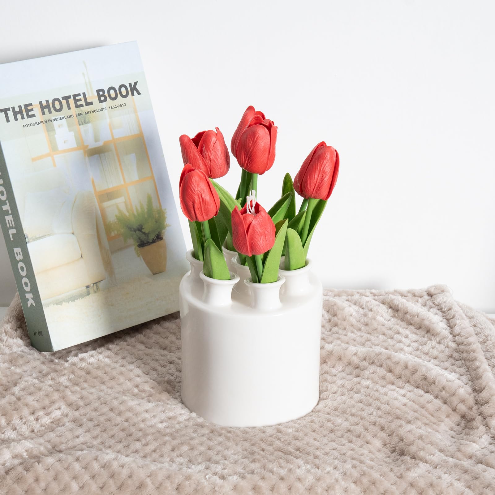 Amazon.com: MOUGIGI Large Ceramic Vase Modern Cylinder Design with